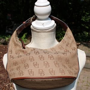 Euc Dooney & Bourke signature flat bottom satche